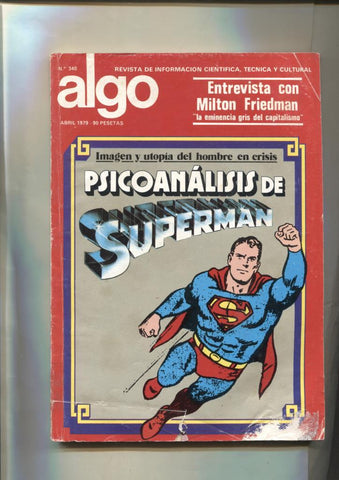 Algo, revista cientifica numero 340: Dossier Psicoanalis de Superman