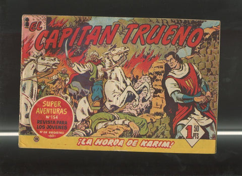 El Capitan Trueno original numero 138: La horda de Karim (numerado 1 en trasera)