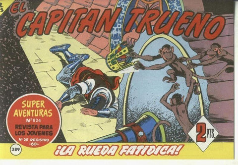 El Capitan trueno facsimil numero 389: La rueda fatidica