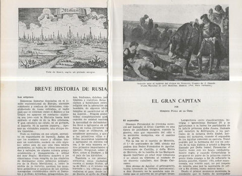 El Gran Capitan por Huberto Perez de la Ossa y Breve historia de Rusia