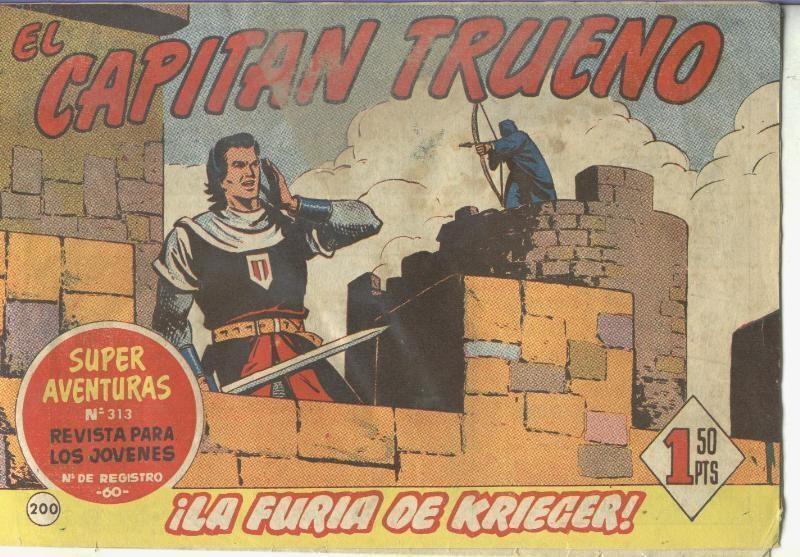 El Capitan Trueno original numero 200: La furia de Krieger