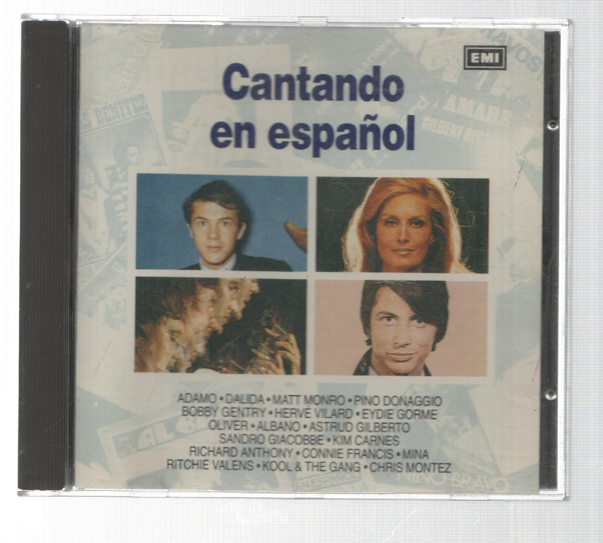 CD: Cantando en español. Planeta Agostini: Adamo, Matt Monro, Albano, Astrud Gilberto, Pino Donaggio, etc