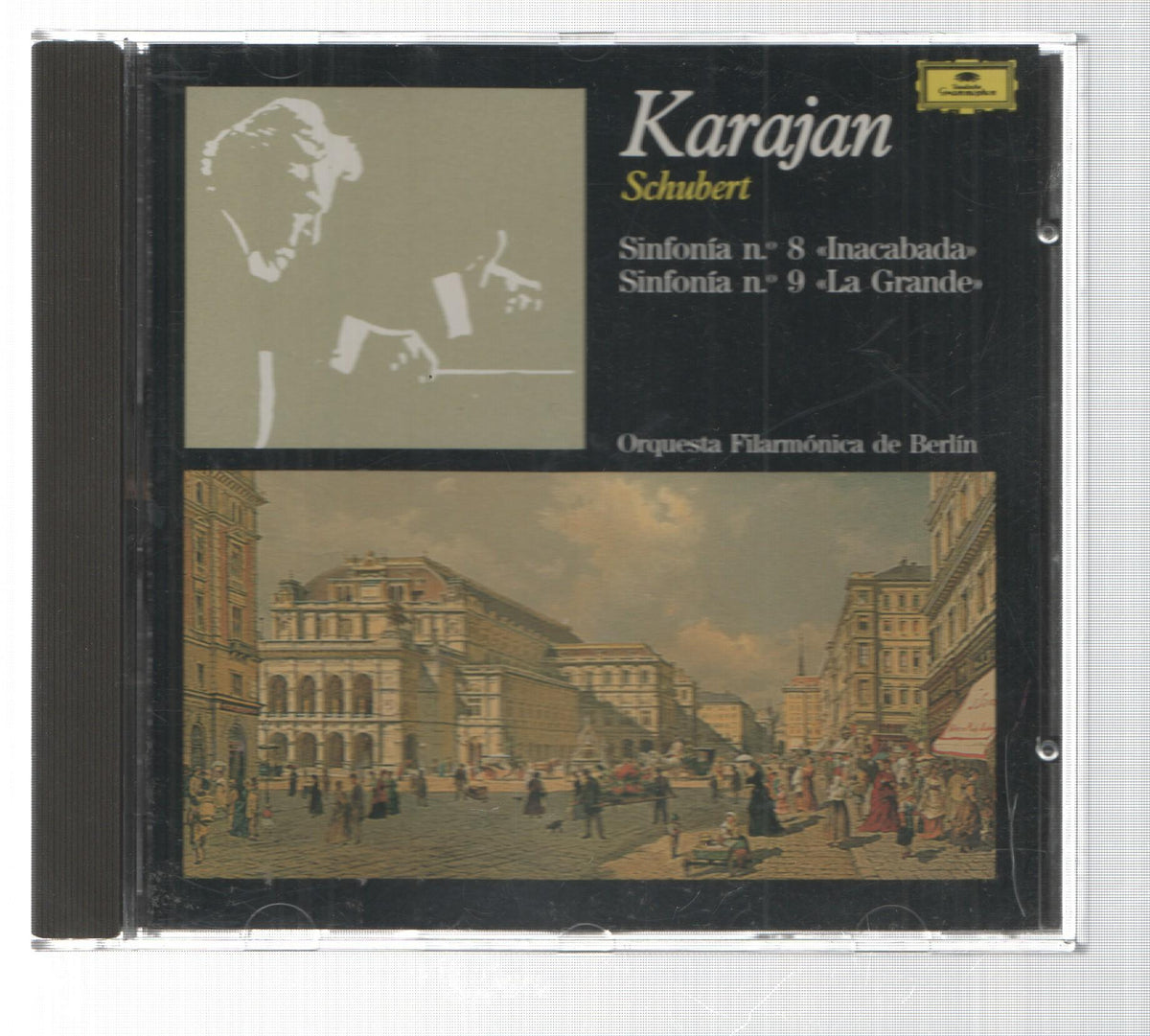 CD: Karajan. Sinfonia numero 8 Inacabada, Sintonia numero 9 La Grande. Schubert