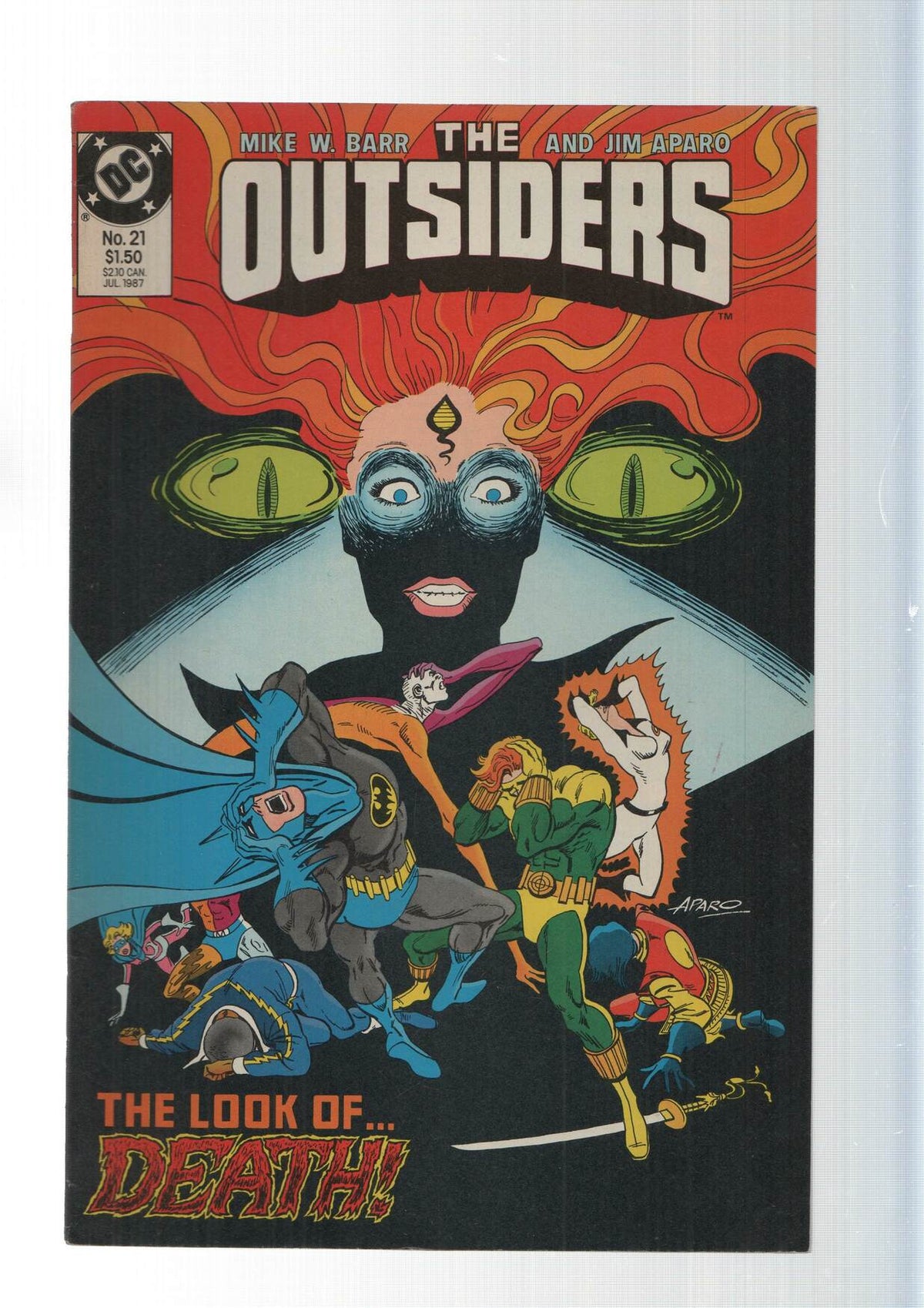 DC Comics: The look of death - The Outsiders  numero 21