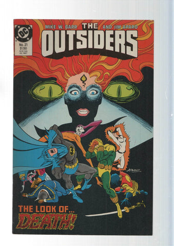 DC Comics: The look of death - The Outsiders  numero 21