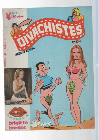 Divachistes numero 01: con el aliento de Brigitte Bardot (poster interior cubierta)