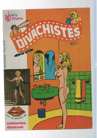 Divachistes numero 06: con el aliento de Catherine Deneuve (poster interior cubierta)