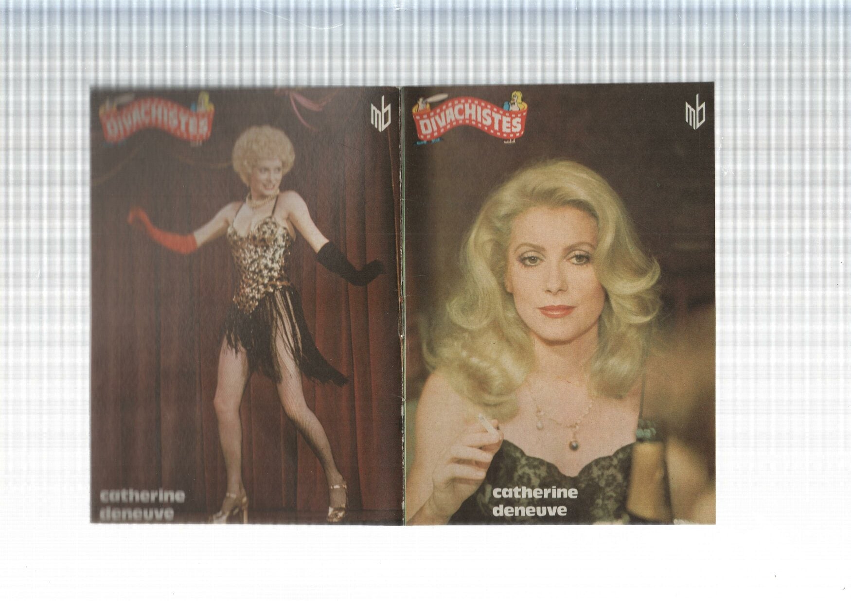 Divachistes postales dedicadas a Catherine Deneuve