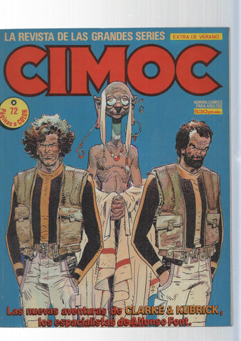 Cimoc revista retapado editorial extra de verano con los numeros 28 al 30