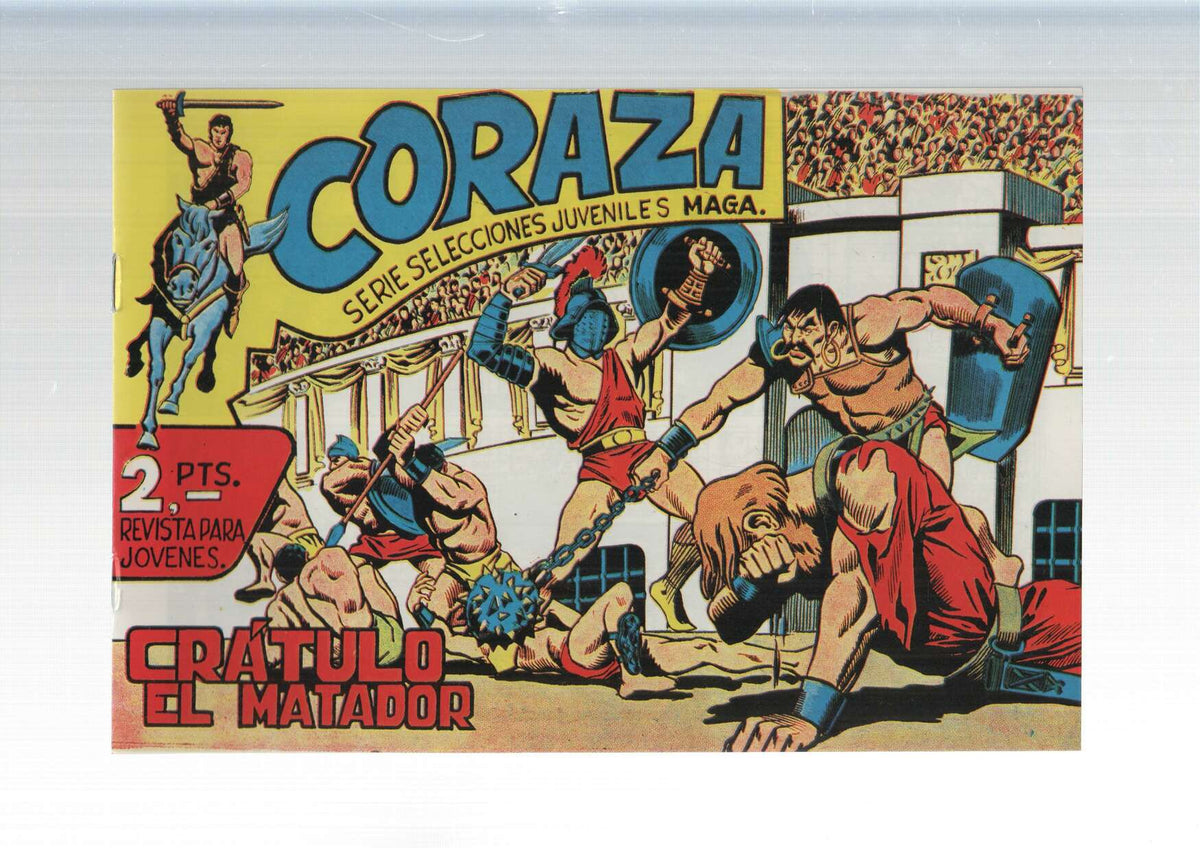 Facsimil: Coraza numero 06: Cratulo el matador