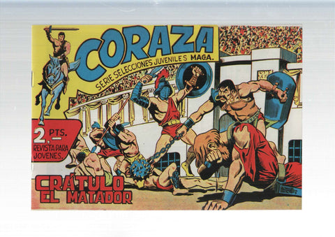 Facsimil: Coraza numero 06: Cratulo el matador