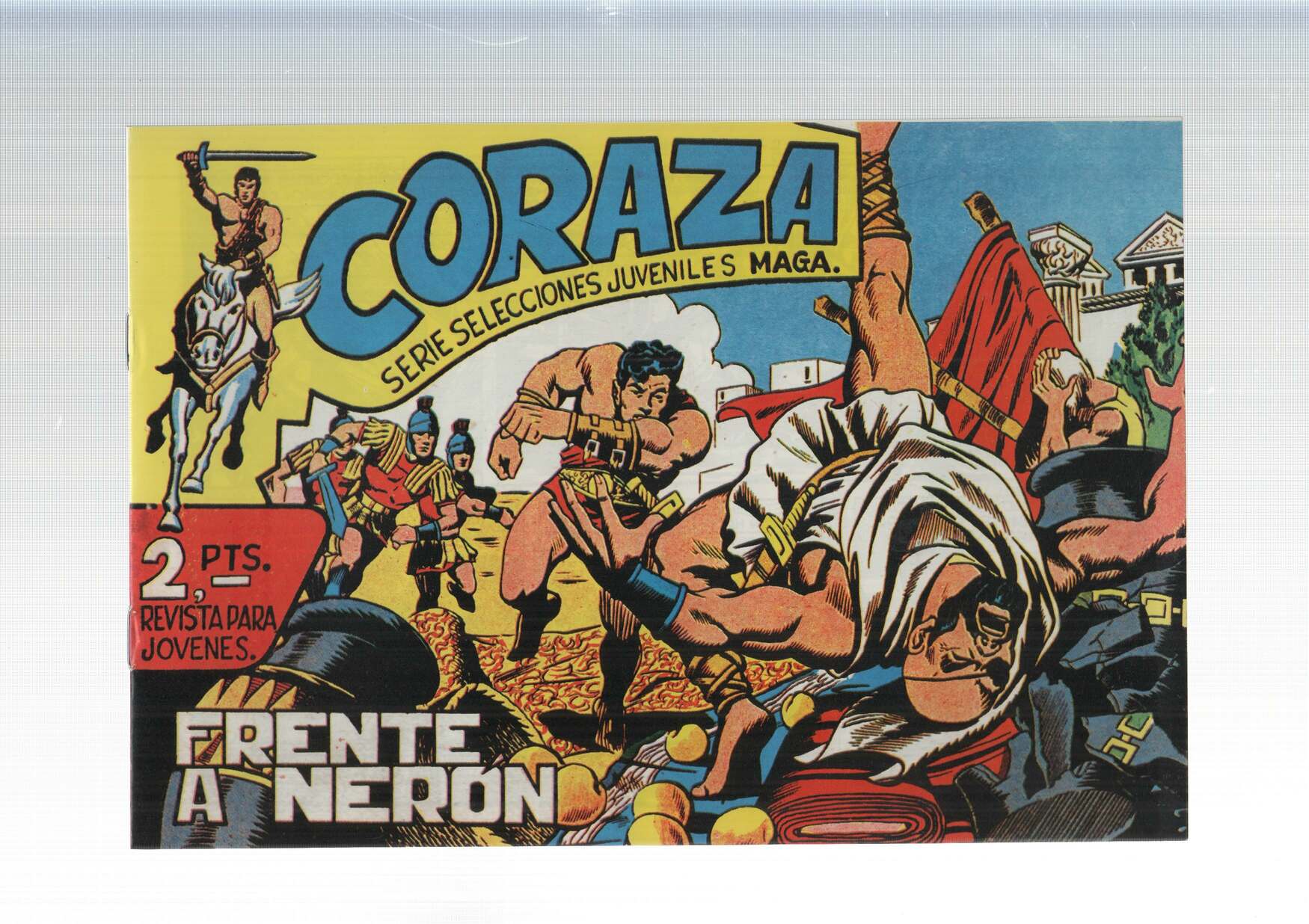 Facsimil: Coraza numero 16: Frente a Neron
