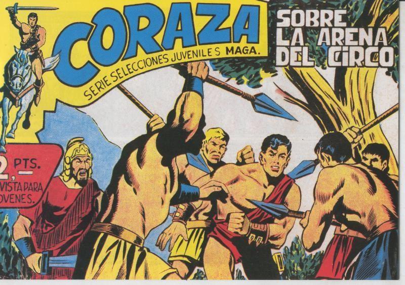 Facsimil: Coraza numero 23: Sobre la arena del circo