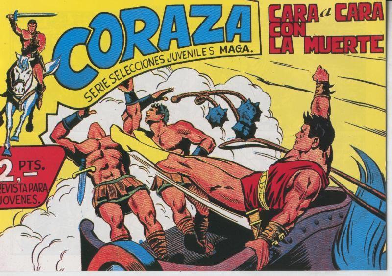 Facsimil: Coraza numero 25: Cara a cara con la muerte