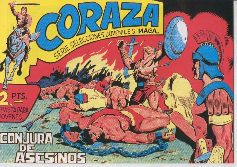 Facsimil: Coraza numero 55: Conjura de asesinos