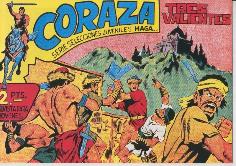 Facsimil: Coraza numero 59: Tres valientes