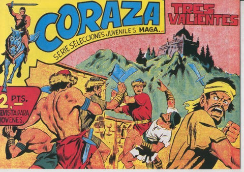 Facsimil: Coraza numero 59: Tres valientes