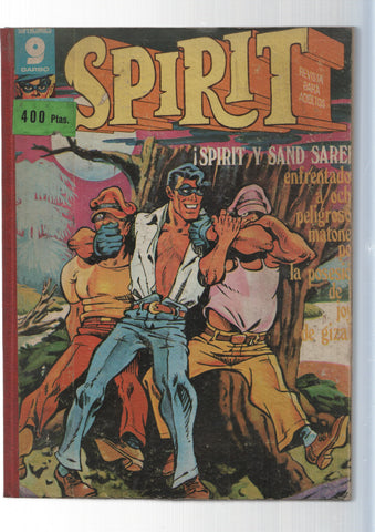 Garbo: Spirit: retapado editorial con los numeros 13 y 3 al 8