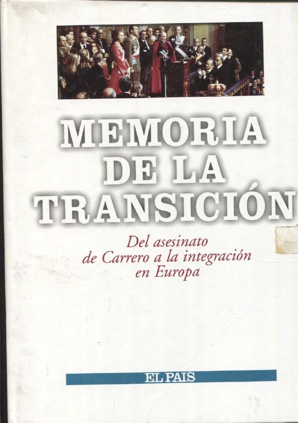 Memoria de la Transicion tapas para encuadernar la obra