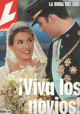 Revista Lecturas: Especial Boda Real, Don Felipe y Doña Letizia Ortiz Rocasolano, Principes de Asturias