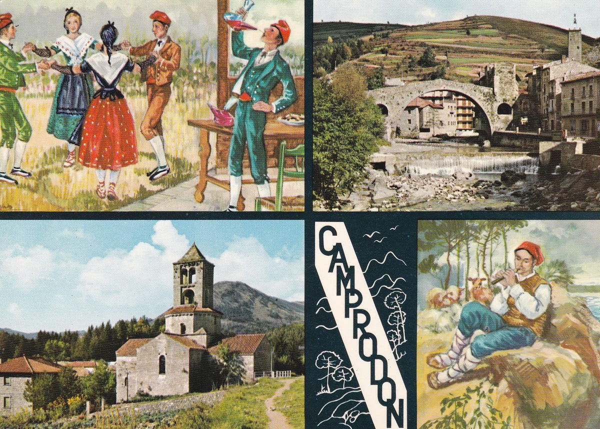 POSTAL 18594: CAMPRODON: TYPICAL CATALONIA
