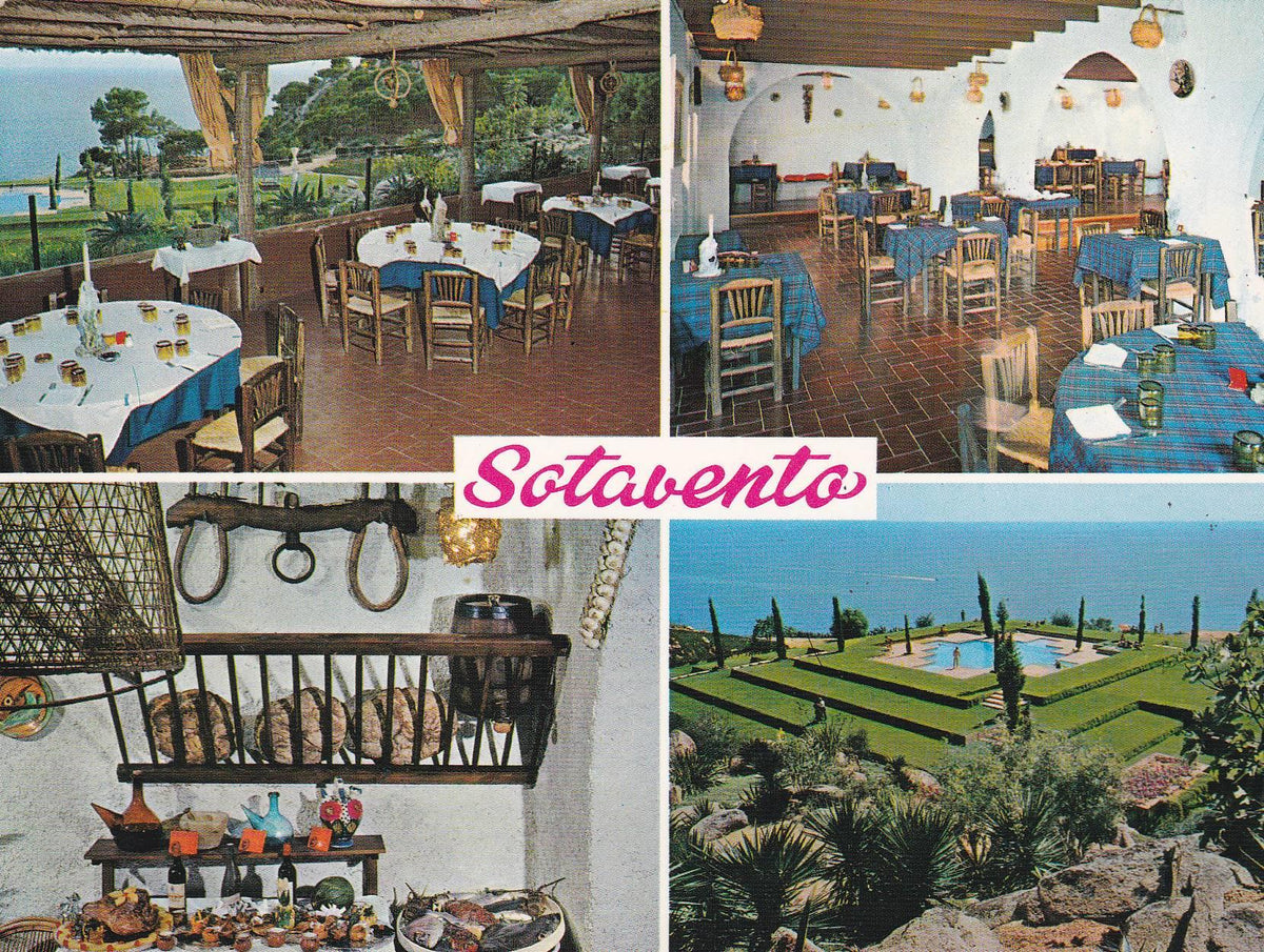 POSTAL 18614: SAN FELIU DE GUIXOLS: RESTAURANT SOTAVENTO