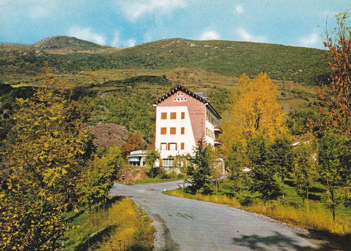 POSTAL 18628: CASTELLAR DE N HUG: HOSTAL LES FONTS