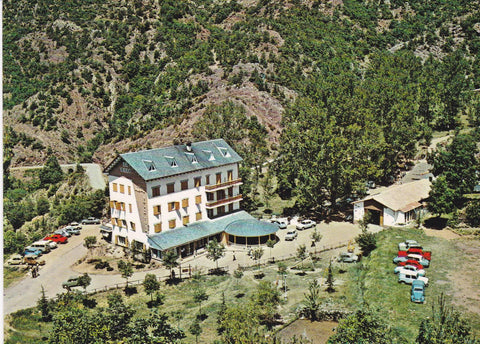 POSTAL 18629: CASTELLAR DE N HUG: HOSTAL LES FONTS