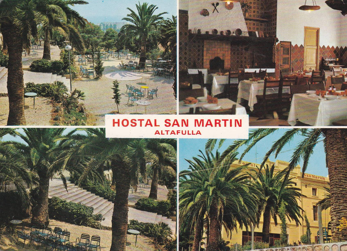 POSTAL 18643: ALTAFULLA: HOSTAL SAN MARTIN