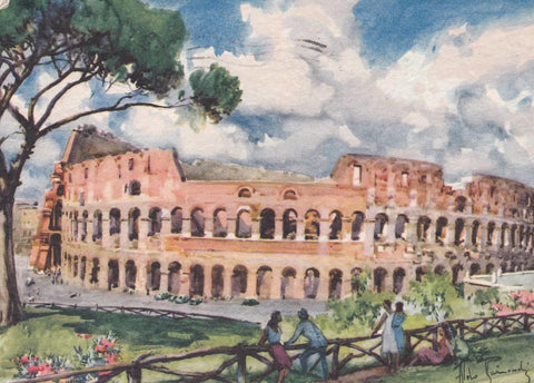 POSTAL 18656: ROMA COLOSSEO