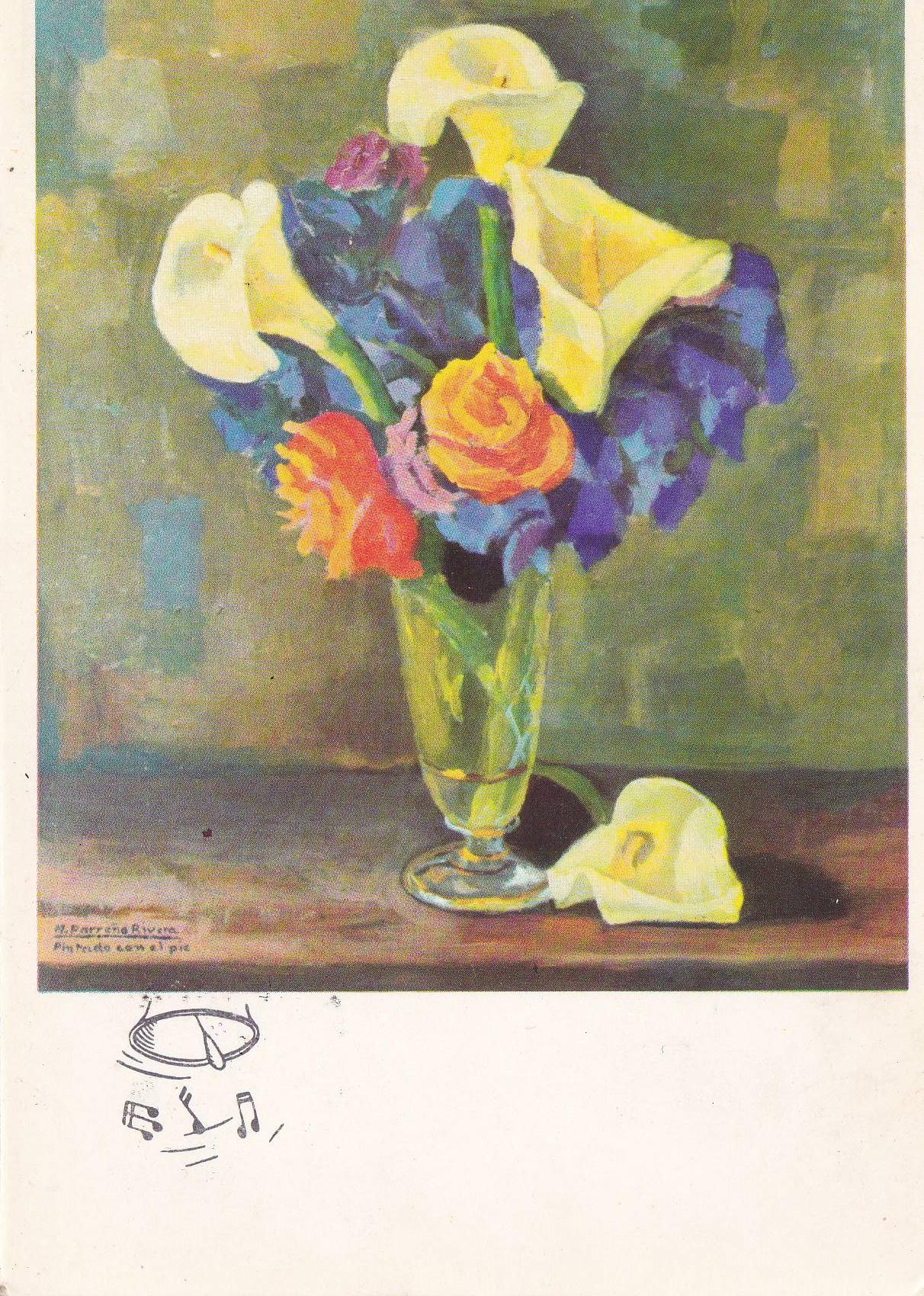 POSTAL 18665: AZUCENAS