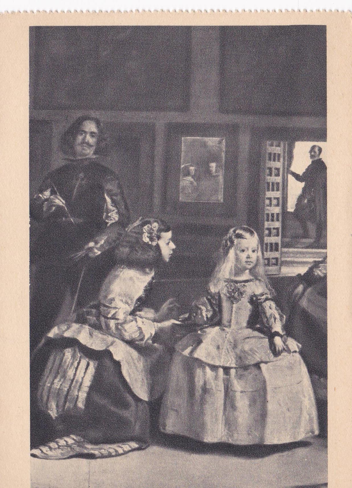 POSTAL 18668: VELAZQUEZ: LAS MENINAS (FRAGMENTO)