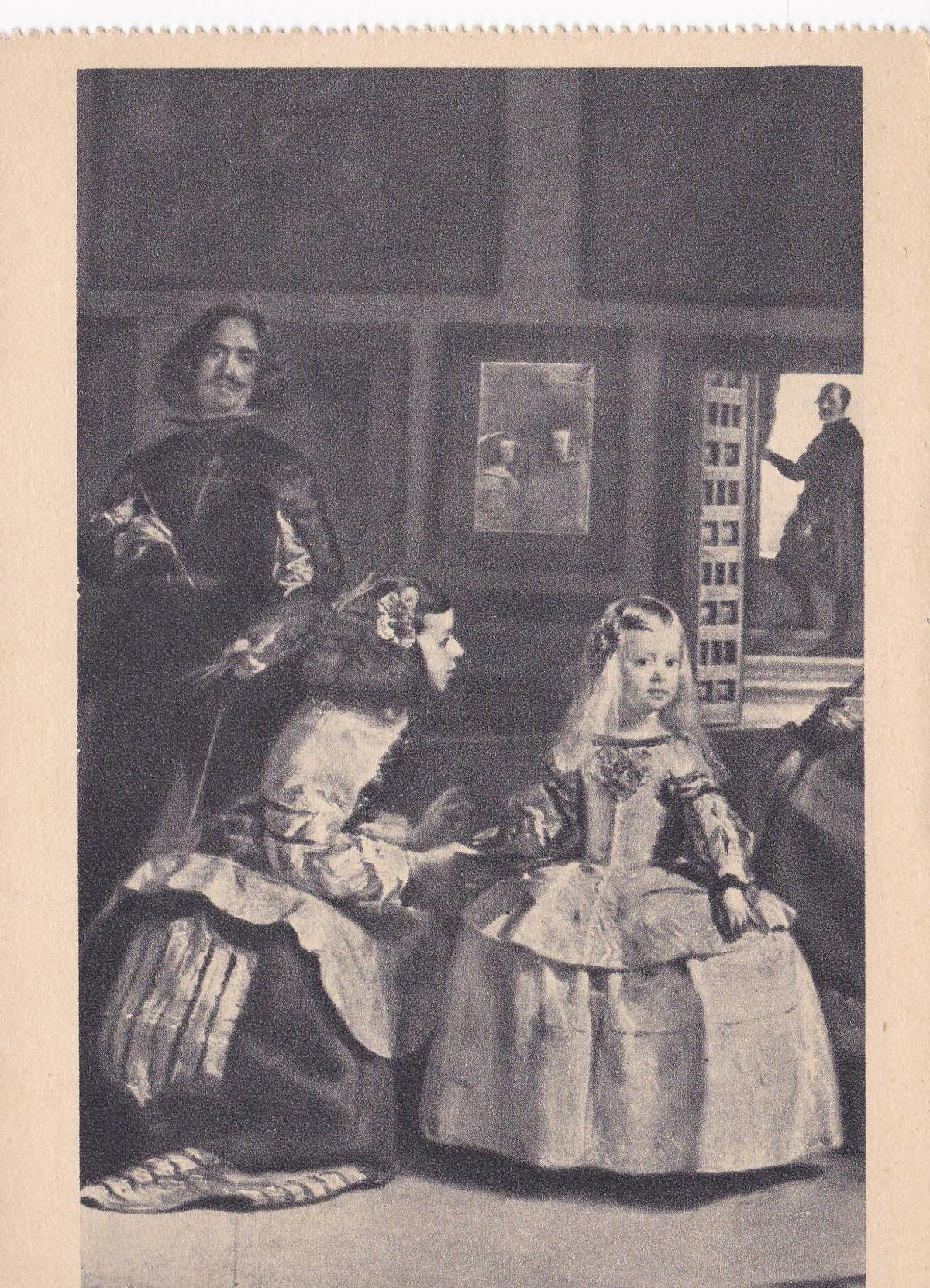 POSTAL 18668: VELAZQUEZ: LAS MENINAS (FRAGMENTO)