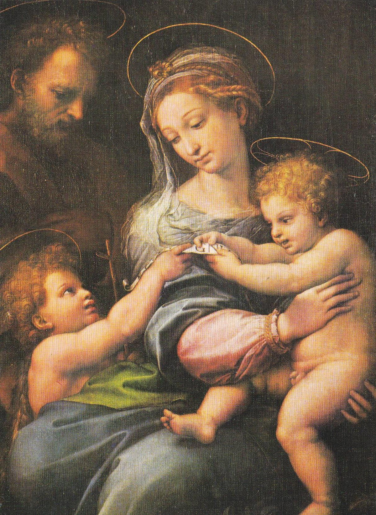 POSTAL 18672: RAFAEL: LA VIRGEN DE LA ROSA