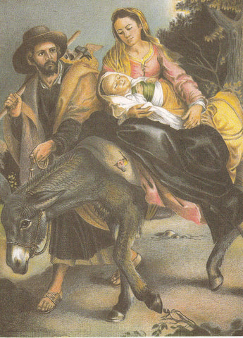 POSTAL 18677: ESTEBAN MURILLO: HUIDA A EGIPTO SXVII