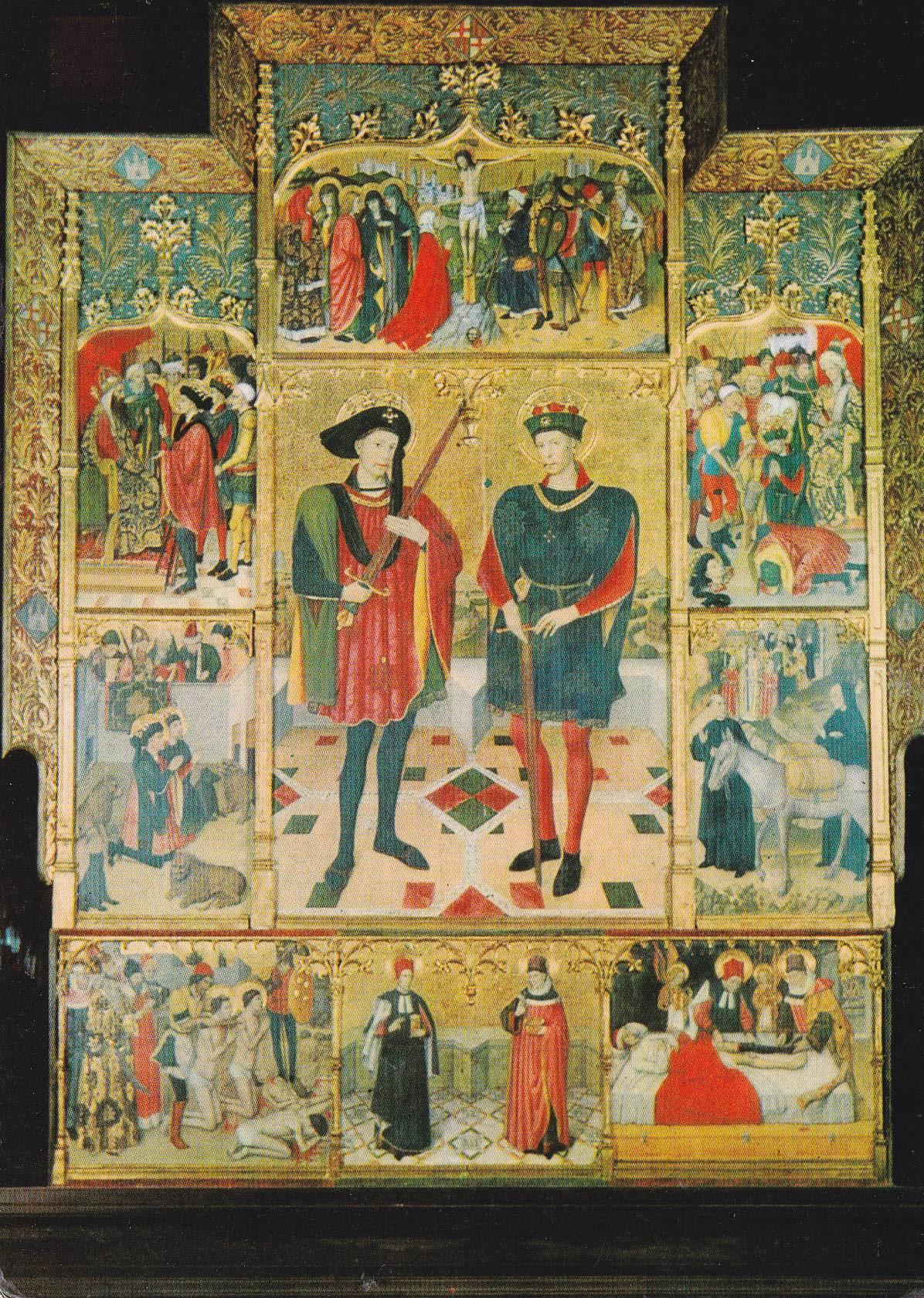 POSTAL 18683: RETABLO DE LOS SANTOS ABDON Y SENEN