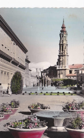 POSTAL 18707: ZARAGOZA: PLAZA NTRA SEÑORA DEL PILAR