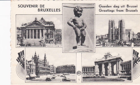 POSTAL 18725: SOUVENIR DE BRUSELAS