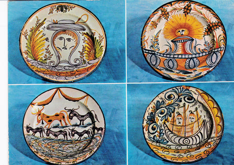 POSTAL 18748: MUSEO NACIONAL DE CERAMICA: PLATOS MANISES