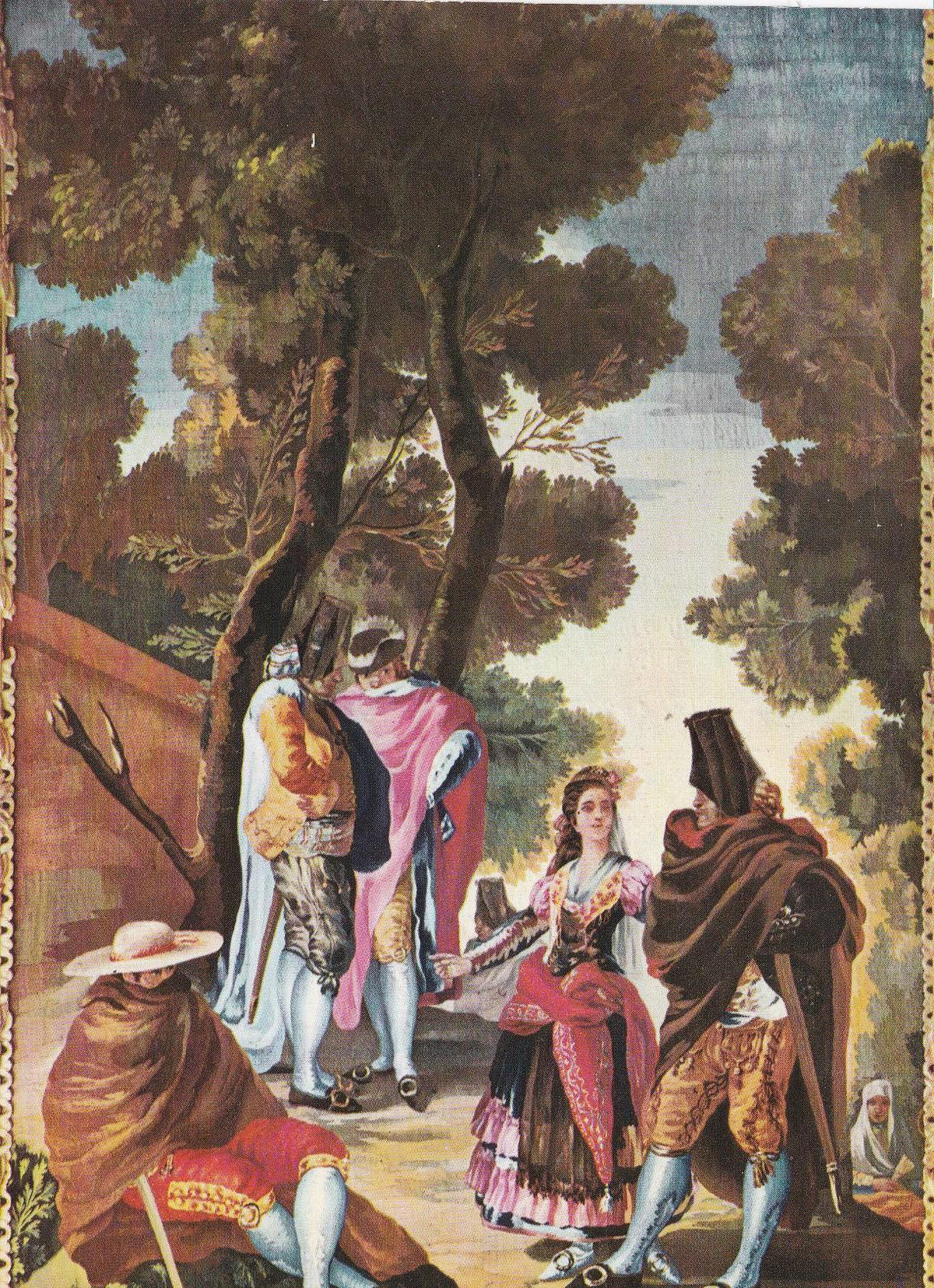 POSTAL 18761: TOREROS EN BOSQUE