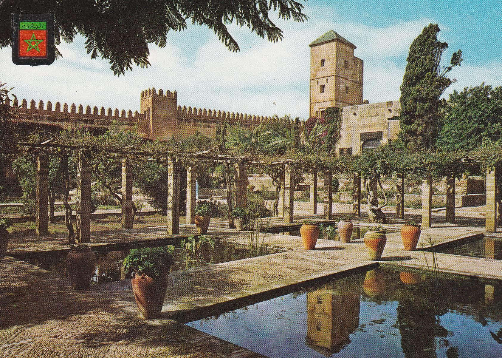 POSTAL 18786: RABAT: JARDIN DE LOS OUDAIAS