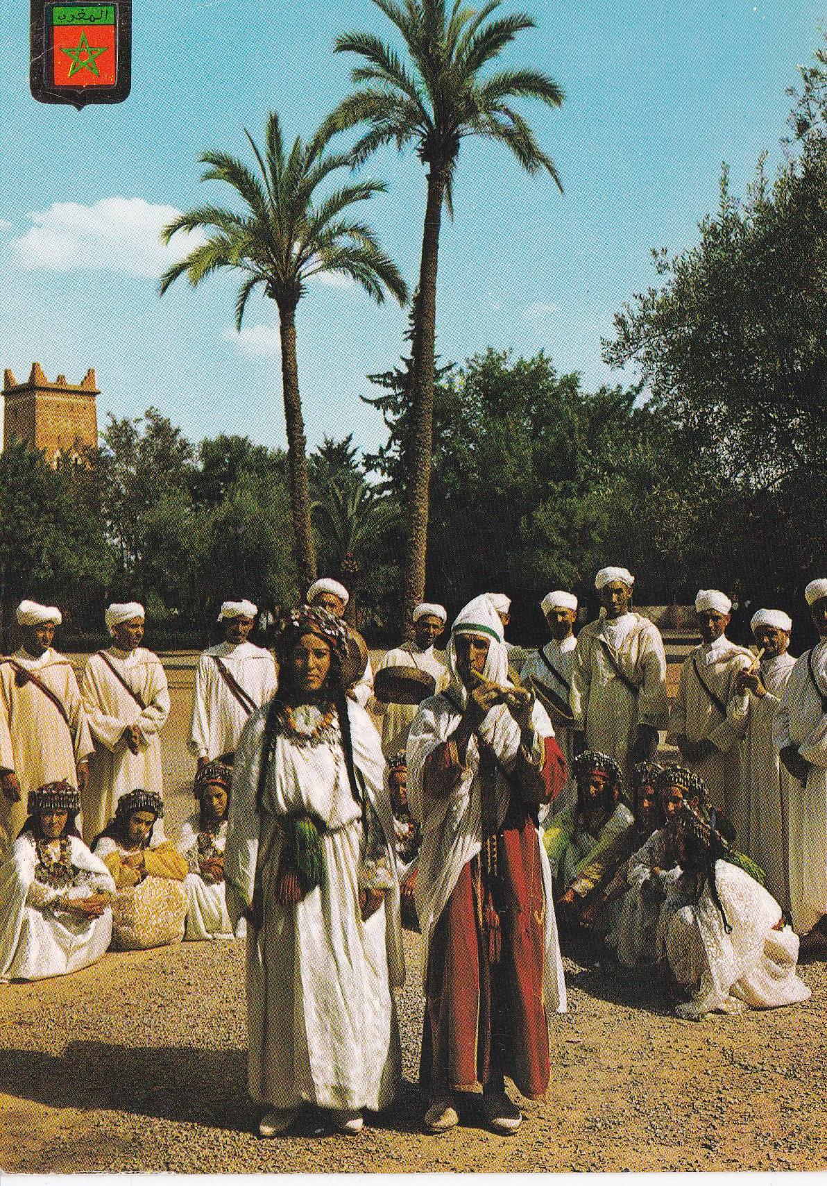 POSTAL 18803: MARRUECOS: GRUPOS FOLKLORICOS
