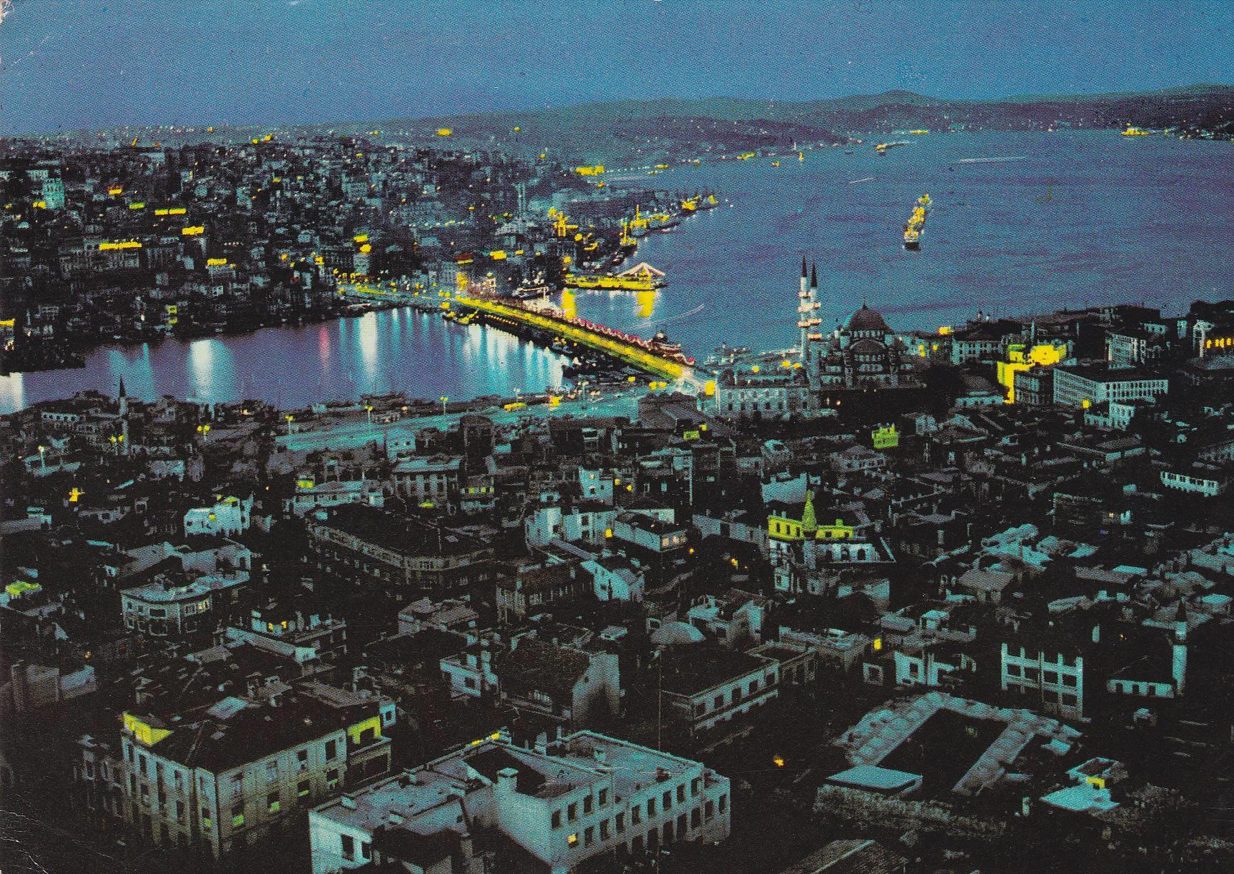 POSTAL 18837: ESTAMBUL: PUENTE GALATA