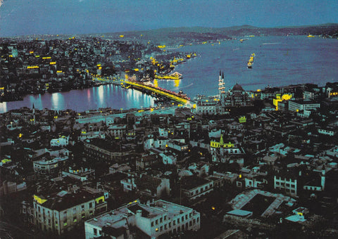 POSTAL 18837: ESTAMBUL: PUENTE GALATA