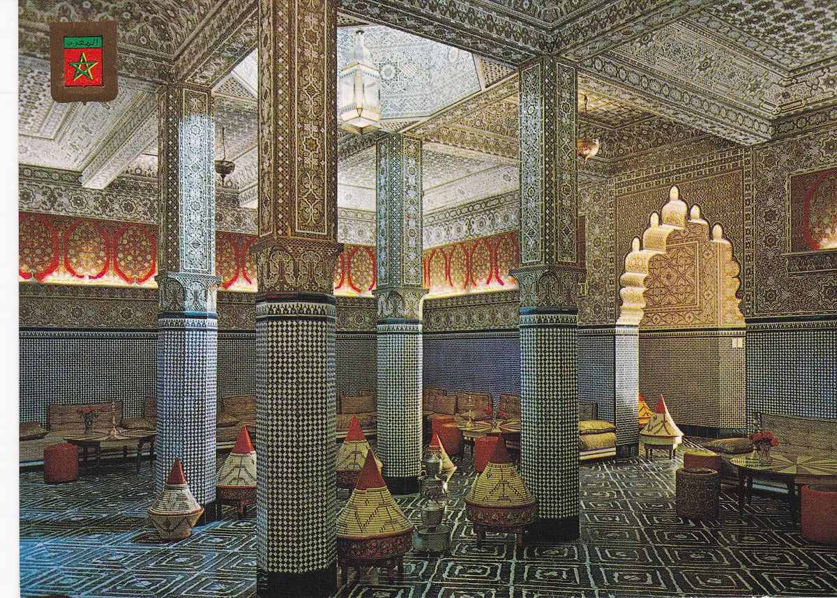 POSTAL 18841: MARRAKECH: RESTAURANTE KSAR HAMRA
