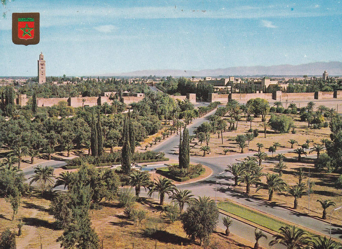 POSTAL 18842: MARRAKECH: GLORIETA DEL CASINO