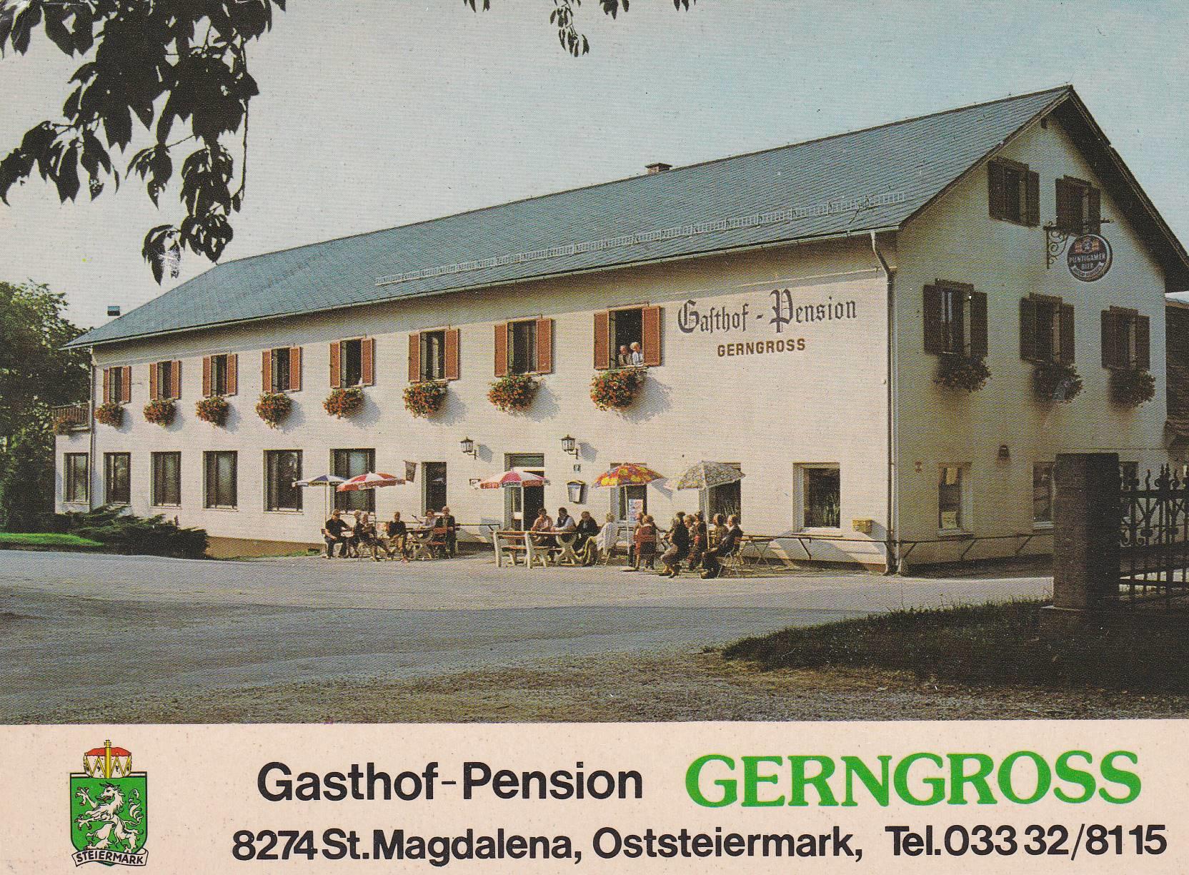 POSTAL 18856: GERNGROSS: PENSION GASTHOF