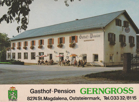 POSTAL 18856: GERNGROSS: PENSION GASTHOF