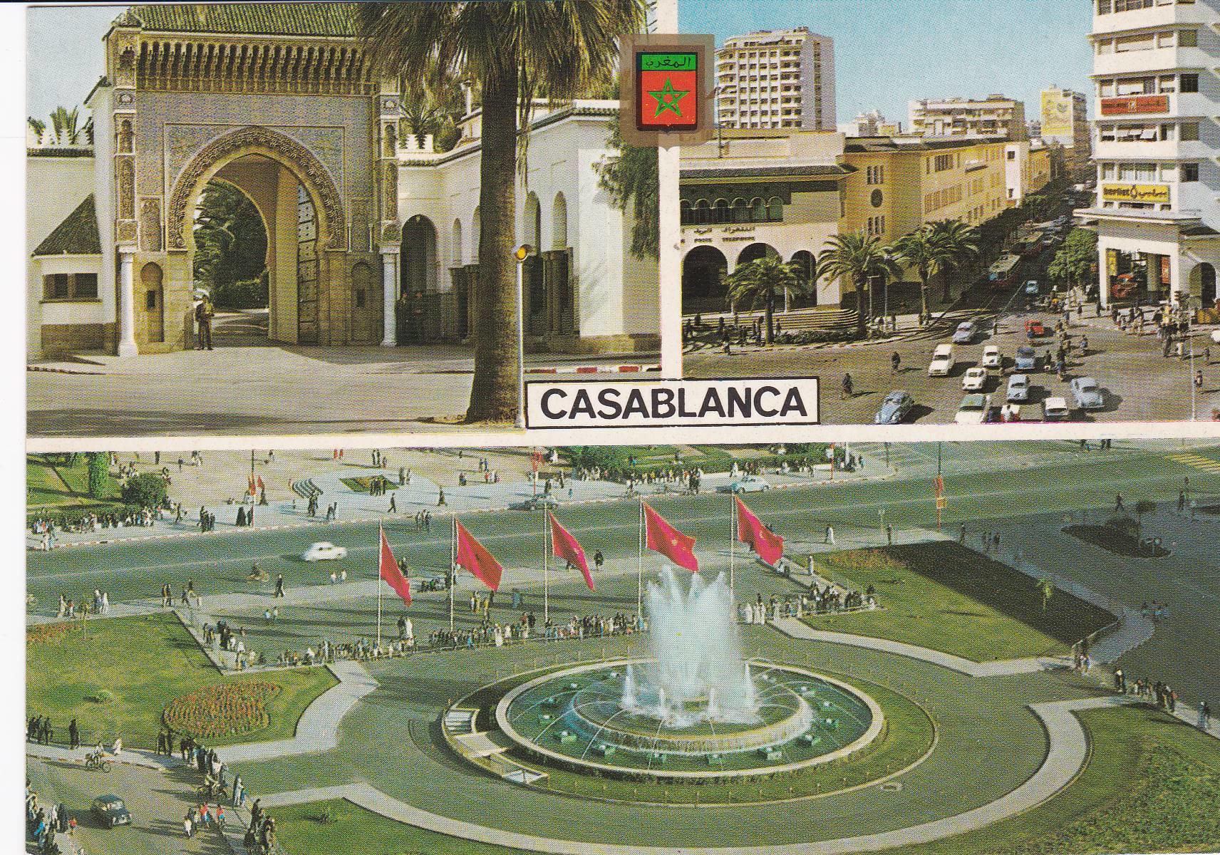 POSTAL 18868: CASABLANCA: PUERTA DEL PALACIO REAL