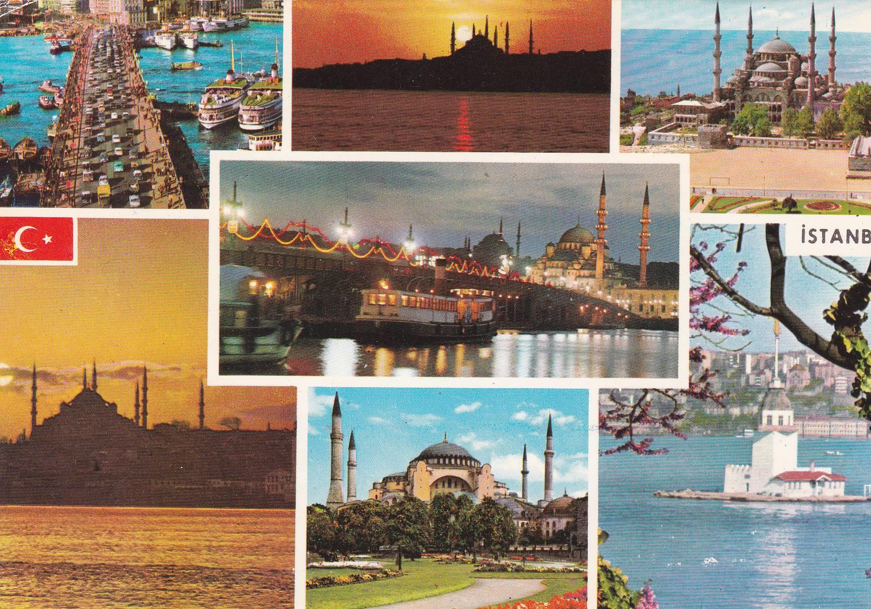 POSTAL 18874: ESTAMBUL:VISTAS CIUDAD